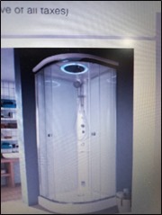 Figgure 4:पूर्ण लंबाई वाला स्टीमर  Enclosure (Round front)